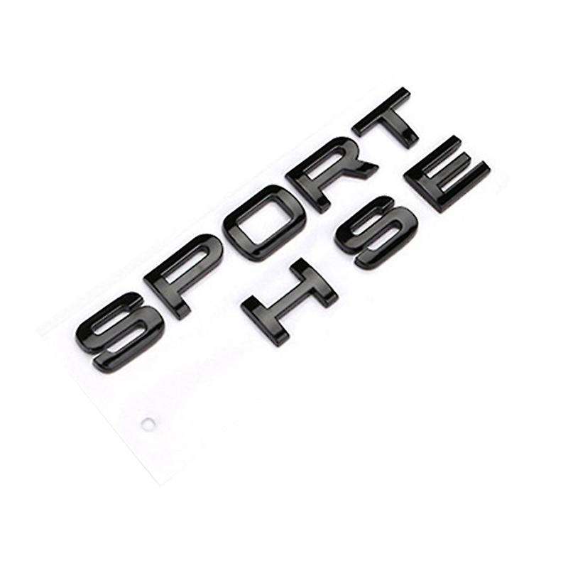 Gloss Black Letters Sport Hse Trunk Nameplate LOGO for