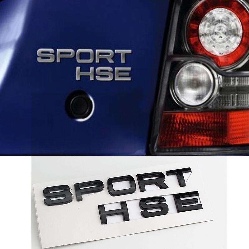 Gloss Black Letters Sport Hse Trunk Nameplate LOGO for