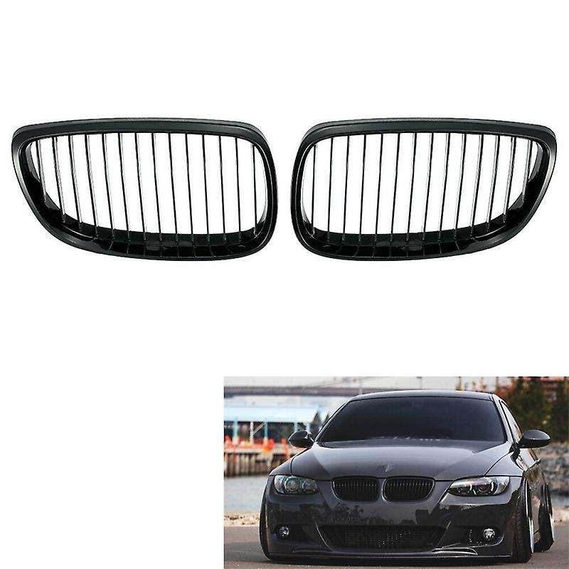 Gloss Black Hood Grille Kidney Grill for E92 E93 328I 328Xi 335I 3-Series M3 2007-2010