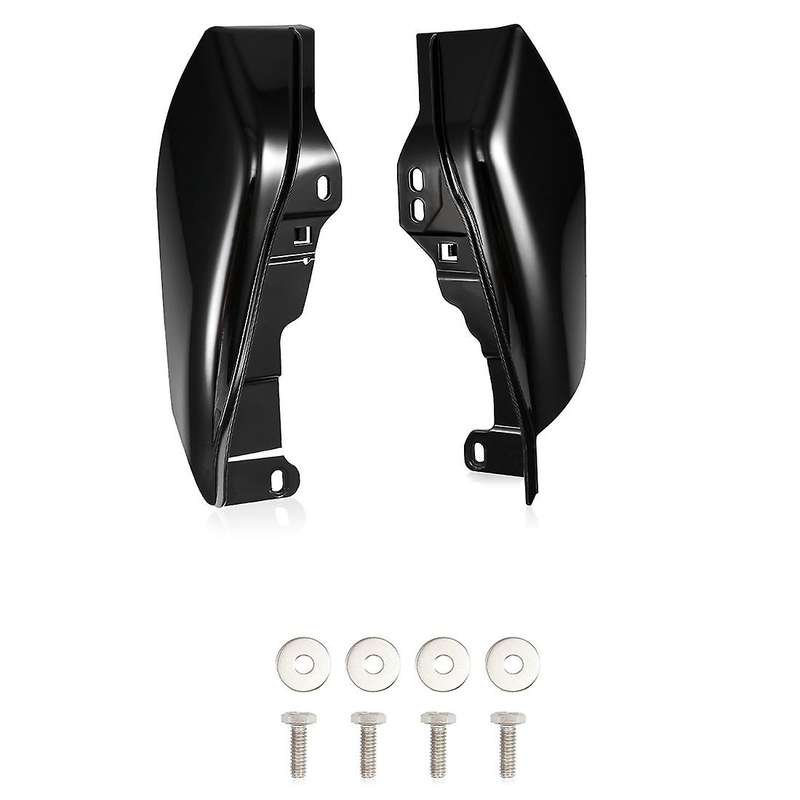 Gloss Black Mid-Frame Heat Deflector for Touring Glide Street Road Glide FLTRX CVO 2017-2022