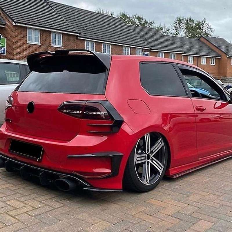 Gloss Black Rear Light Side Spoiler Spoiler Rear Wind Knife Exterior Modification for Golf 7 R400 20