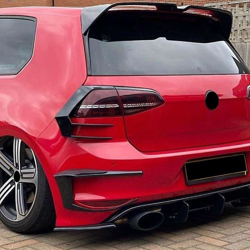Gloss Black Rear Light Side Spoiler Spoiler Rear Wind Knife Exterior Modification for Golf 7 R400 20