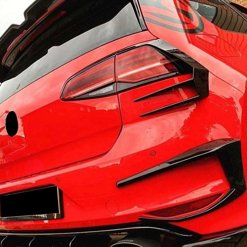 Gloss Black Rear Light Side Spoiler Spoiler Rear Wind Knife Exterior Modification for Golf 7 R400 20