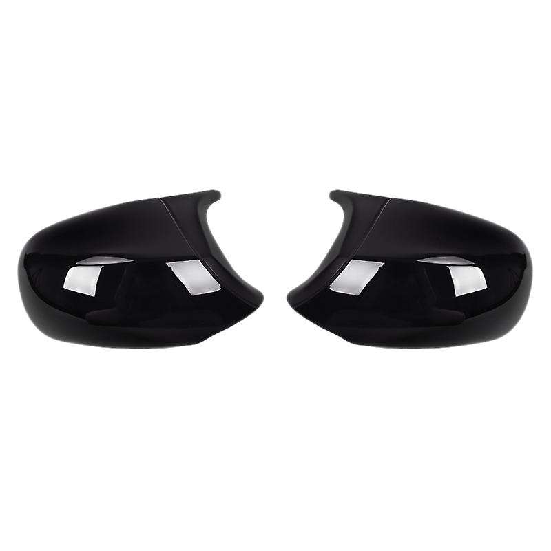 Gloss Black M3 Style Rear View Mirror Cover Cap Replacement for 3 Series E90 E91 E92 E93 Facelifted
