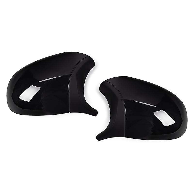 Gloss Black M3 Style Rear View Mirror Cover Cap Replacement for 3 Series E90 E91 E92 E93 Facelifted