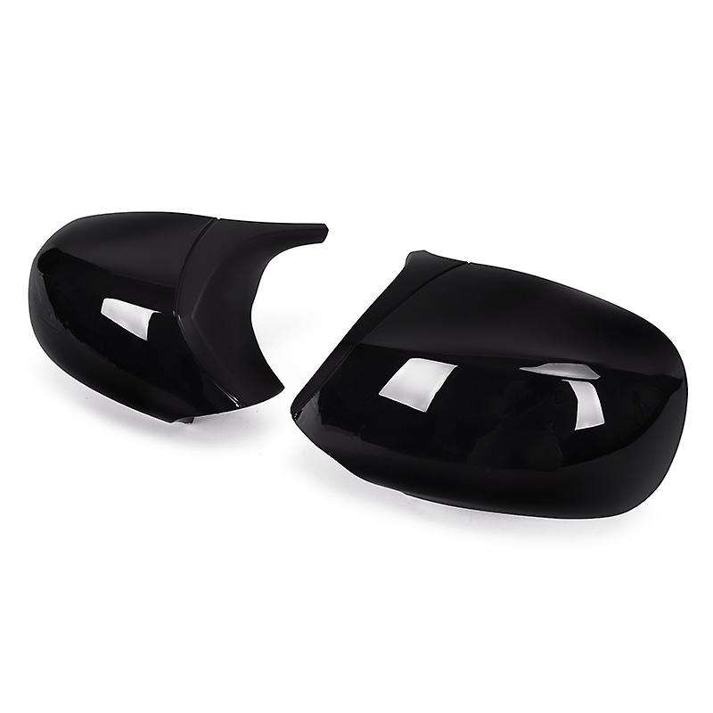 Gloss Black M3 Style Rear View Mirror Cover Cap Replacement for 3 Series E90 E91 E92 E93 Facelifted