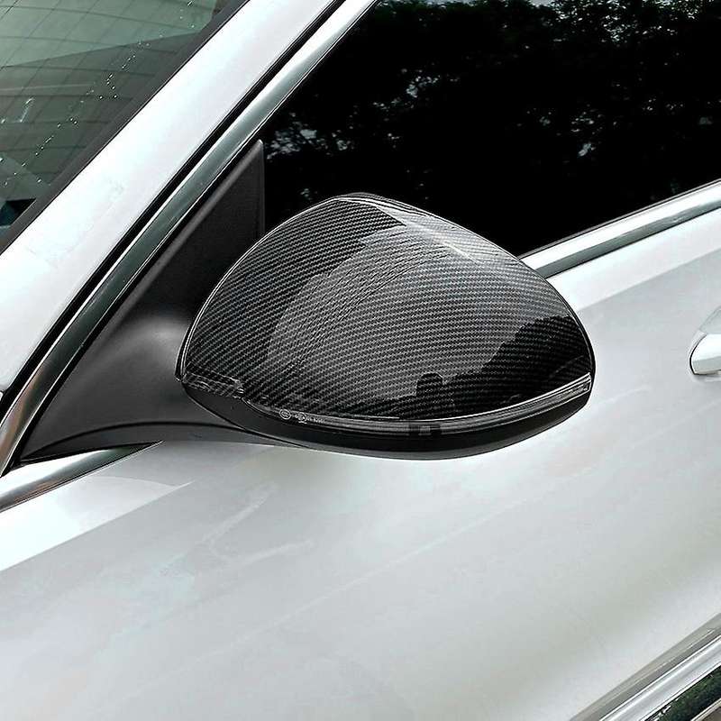 Gloss Black Side Door Rearview Mirror Cover Cap for C Class W206 2021 2022 Rear View Mirror Cover Tr