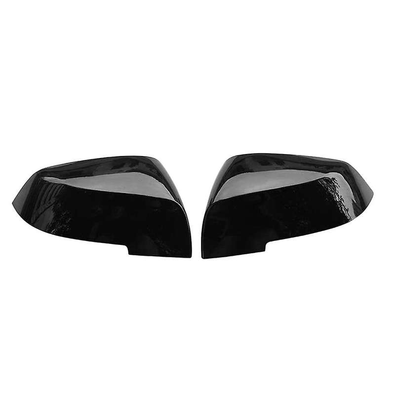 Gloss Black Rear View Side Door RearView Mirror Cover Caps Replacement for - F20 F22 F30 F31 F32 F33