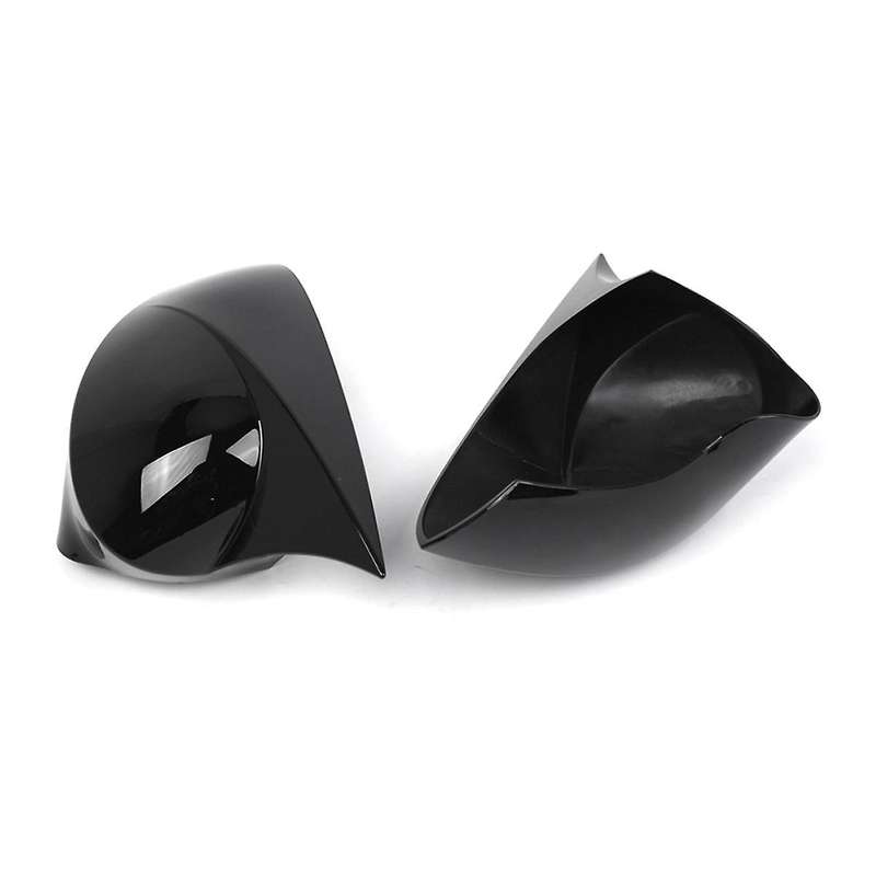 Gloss Black Wing Mirror Cover Caps for Seat 6J MK4 2008-2017 Rear View Mirror Cover