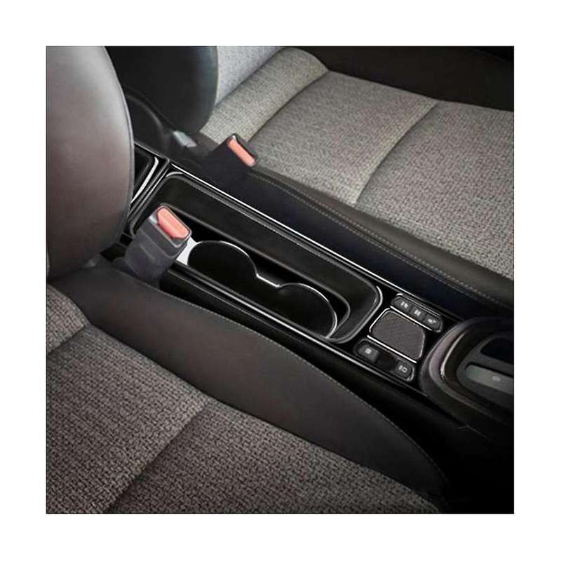 Glossy Black Car Center Console Water Cup Holder Decoration Cover Trim Stickers for Yaris 2021 2022