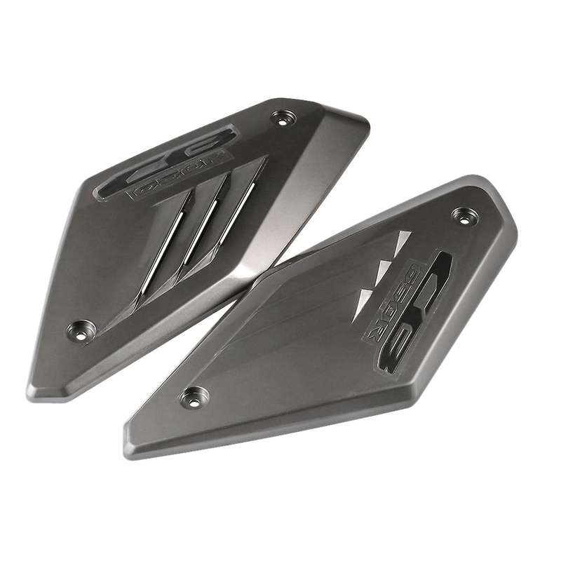 Gloss Grey Motorcycle Frame Side Panel Guard Cover Shell Intake Pipe Protector for CB650R 2019 2020