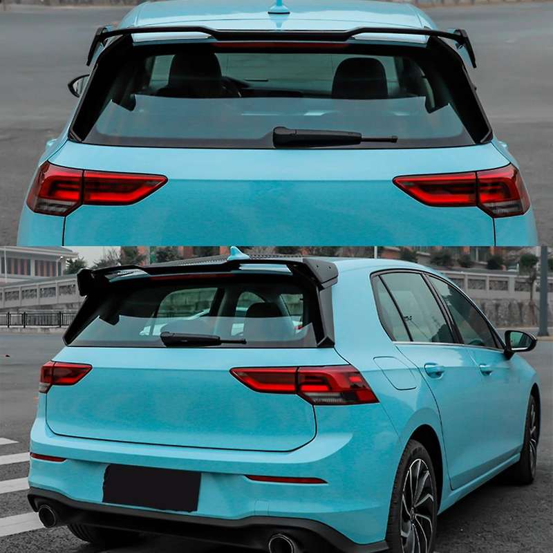Glossy Black Car Rear Window Spoiler Side Spoiler Wing Trim for Golf 8 MK8 Accessories
