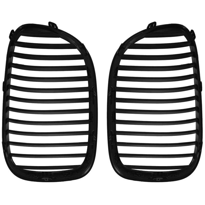 Glossy Black Car Front Bumper Kidney Grille Grill for 7-Series F01 F02 740I 745I 750I 2009-2015