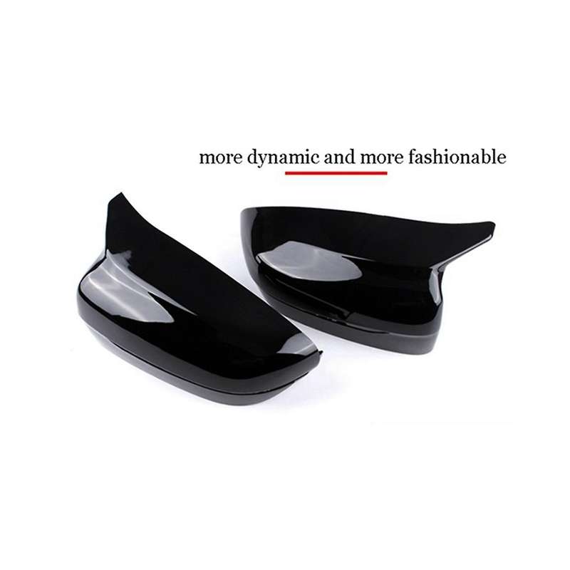 Glossy Black Car Rearview Mirror Cover Cap Side Mirror for 5 Series G20 G28 G30 G38 G11 G12 2015-20