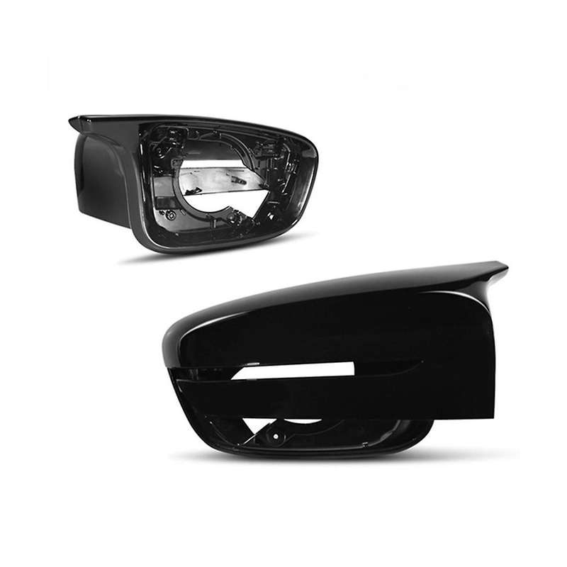 Glossy Black Car Rearview Mirror Cover Cap Side Mirror for 5 Series G20 G28 G30 G38 G11 G12 2015-20