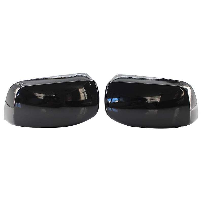 Glossy Black Door Side Mirror Cover Caps for E60 E61 E63 E64 5/6 Series 2003-2010 51167078360 511670