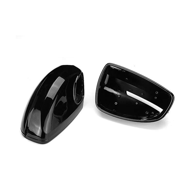 Glossy Black Car Side Door Rearview Mirror Cover Trim for Tt Tts Ttrs Mk2 8j R8 42 2007-2014