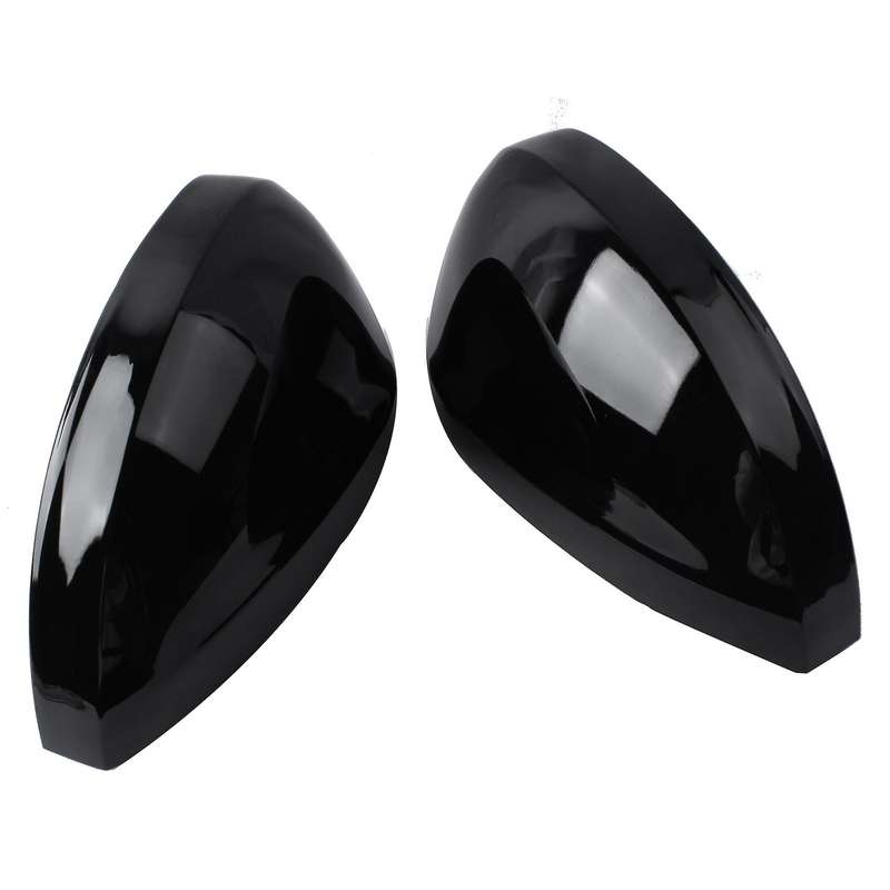 Glossy Black Car Side Rearview Mirror Cover for 2017-2021 Accessories
