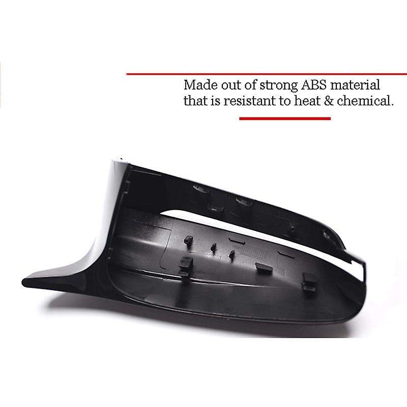 Glossy Black Car Rearview Mirror Cover Cap Side Mirror Frame Trim for  5 Series G20 G28 G30 G38 G11