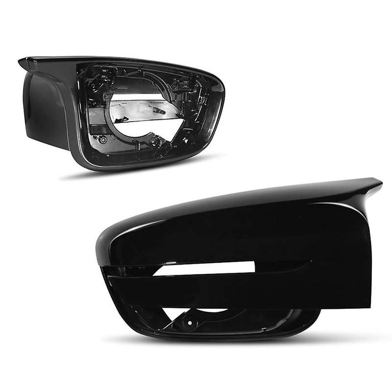 Glossy Black Car Rearview Mirror Cover Cap Side Mirror Frame Trim for  5 Series G20 G28 G30 G38 G11