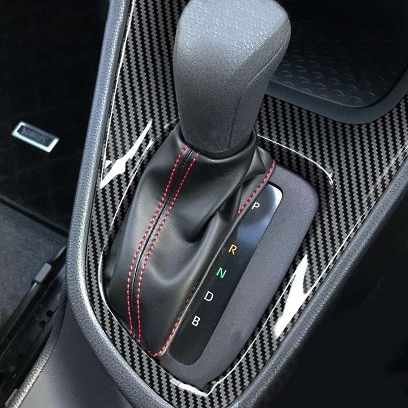 Glossy Black Central Shift Panel Control Panel Decal Interior Modification for Yaris 2021 2022 Rhd