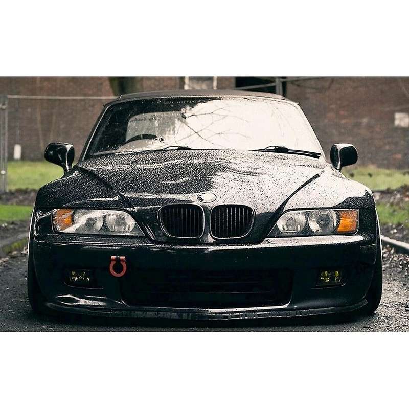 Glossy Black Front Bumper Front Kidney Grill Grille for  Z3 1996-2002
