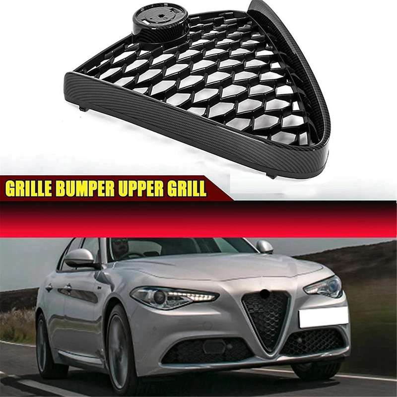 Glossy Black Front Bumper Grille Racing Honeycomb Mesh Badgeless Grill for Base 2017-2022