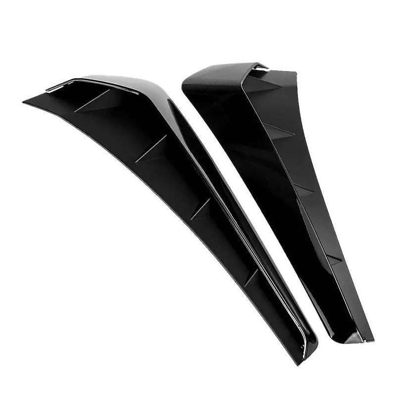Glossy Black Front Air Vent Cover Trim Stickers for for 10Th 2016 2017 2018