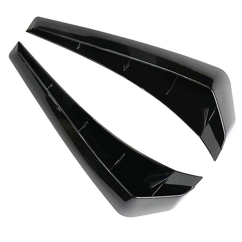 Glossy Black Front Air Vent Cover Trim Stickers for for 10Th 2016 2017 2018