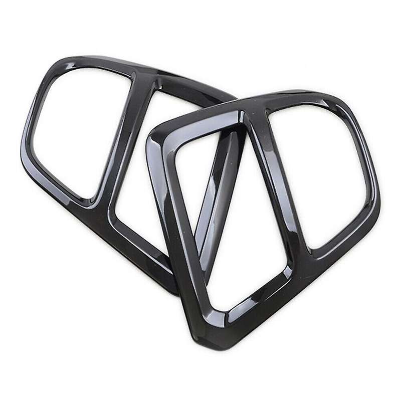 Glossy Black Front Fog Light Lamp Cover Trim Sticker for Forester SK 2019