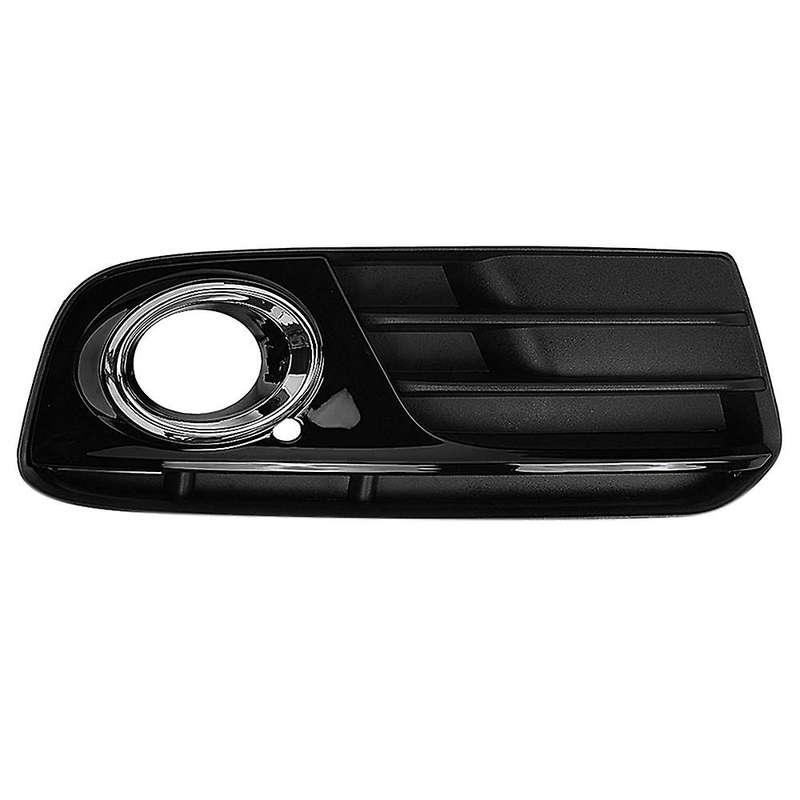 Glossy Black Front Bumper Lower Fog Grill Grilles Insert Right Passanger Side for- Q5 2013-2015 8R08