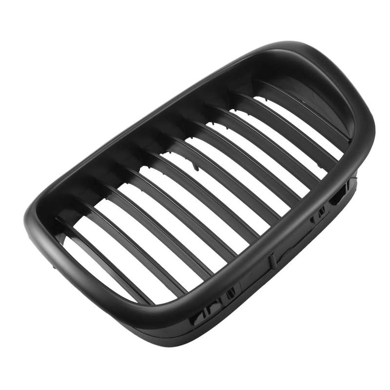 Glossy Black Front Hood Kidney Grille Grill ABS for E39 5-Series 525 528 1995-2004 Front Bumper Gril