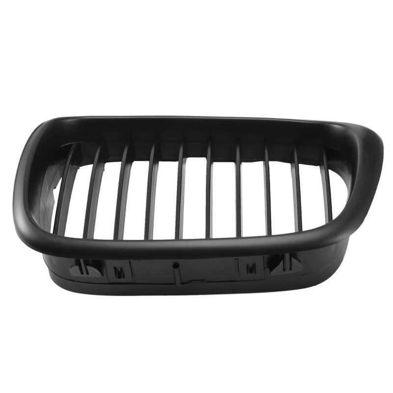 Glossy Black Front Hood Kidney Grille Grill ABS for E39 5-Series 525 528 1995-2004 Front Bumper Gril