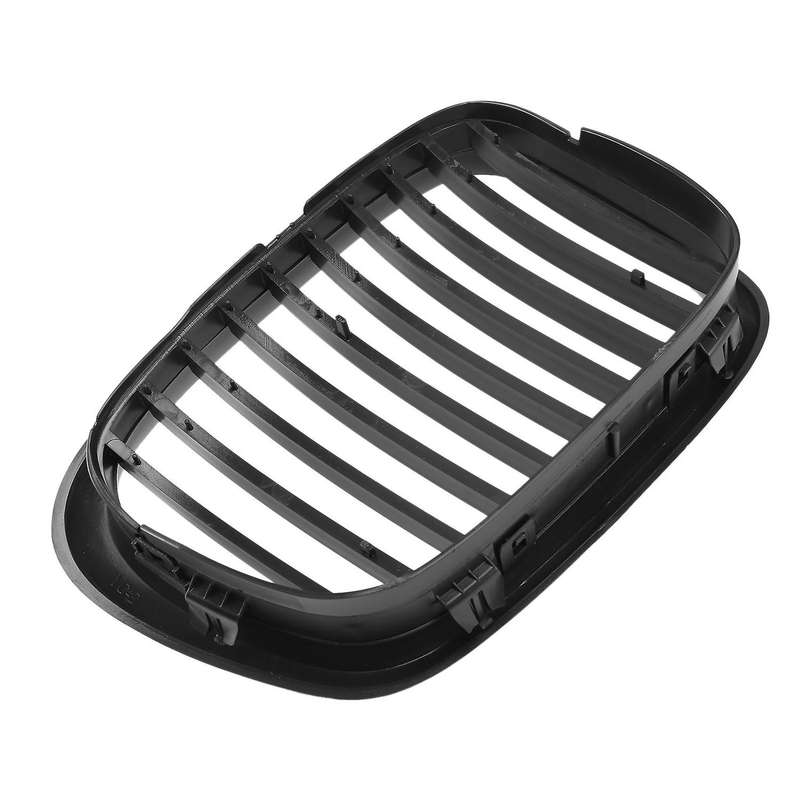 Glossy Black Front Hood Kidney Grille Grill ABS for E39 5-Series 525 528 1995-2004 Front Bumper Gril