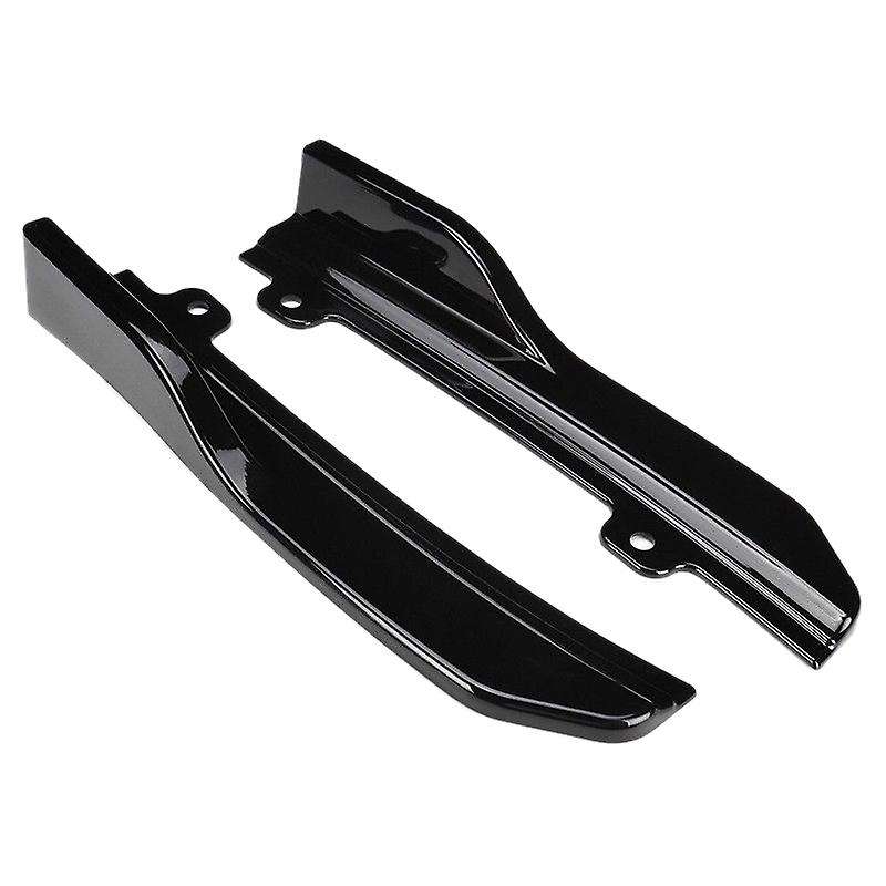 Glossy Black Rear Bumper Lip Cover Trim for Accord 2018 Diffuser Splitter Spoiler Scratch Protector