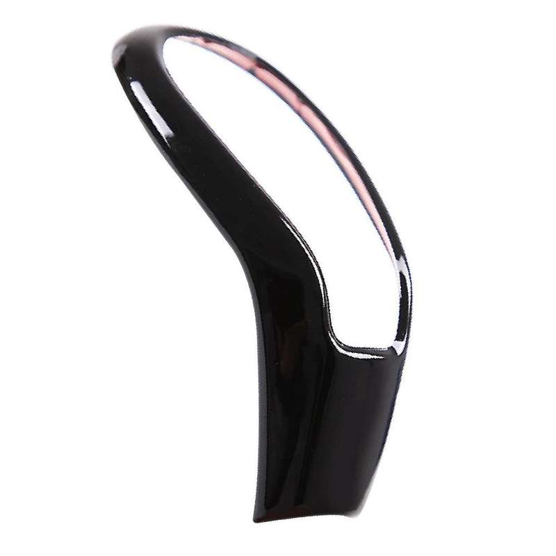 Glossy Black Gear Head Knob Shift Cover Trim Gear Shift Knob Shifter Lever Cover for XC60 V40 V60 S