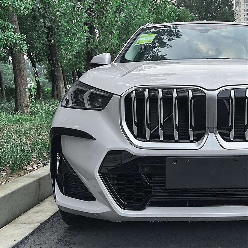 Glossy Black Front Spoiler Wind Knife for X1 U11 IX1 20i 23i 30e 25e M35i 2022-24 Bumper Surround Sp