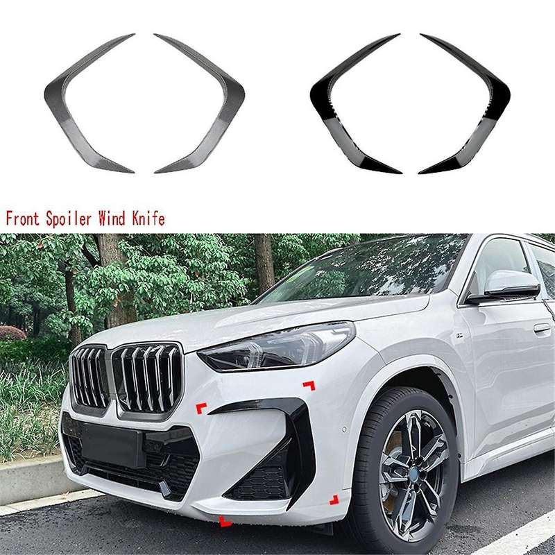 Glossy Black Front Spoiler Wind Knife for X1 U11 IX1 20i 23i 30e 25e M35i 2022-24 Bumper Surround Sp