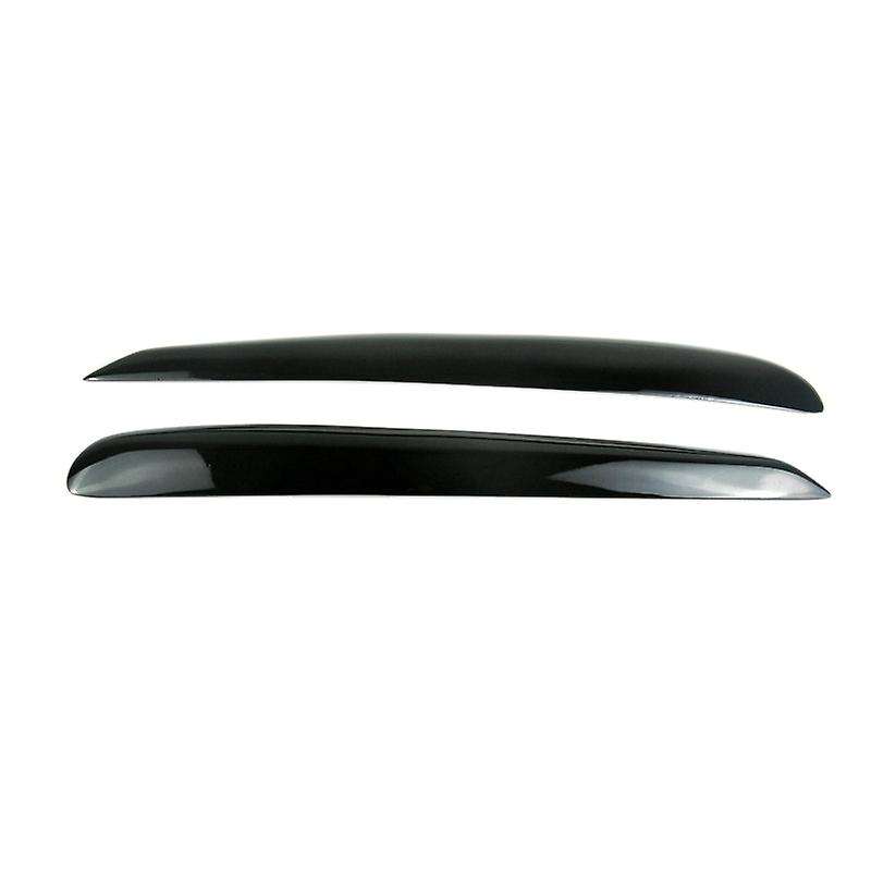 Glossy Black Headlight Eyelids Head Light Lamp Eyebrow Cover Trim for Golf 6 MK6 2008 2009 2010 2011