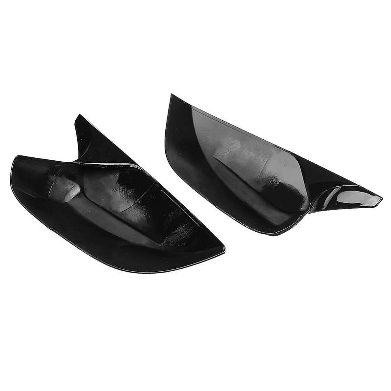 Glossy Black Horn Style Side Door Rearview Mirror Cover Trim Shells Cap for Q50 Q60 2015-2023 M3 Sty