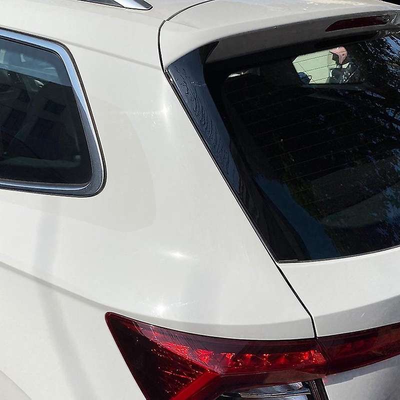 Glossy Black Rear Window Side Splitter Spoilers Canards for