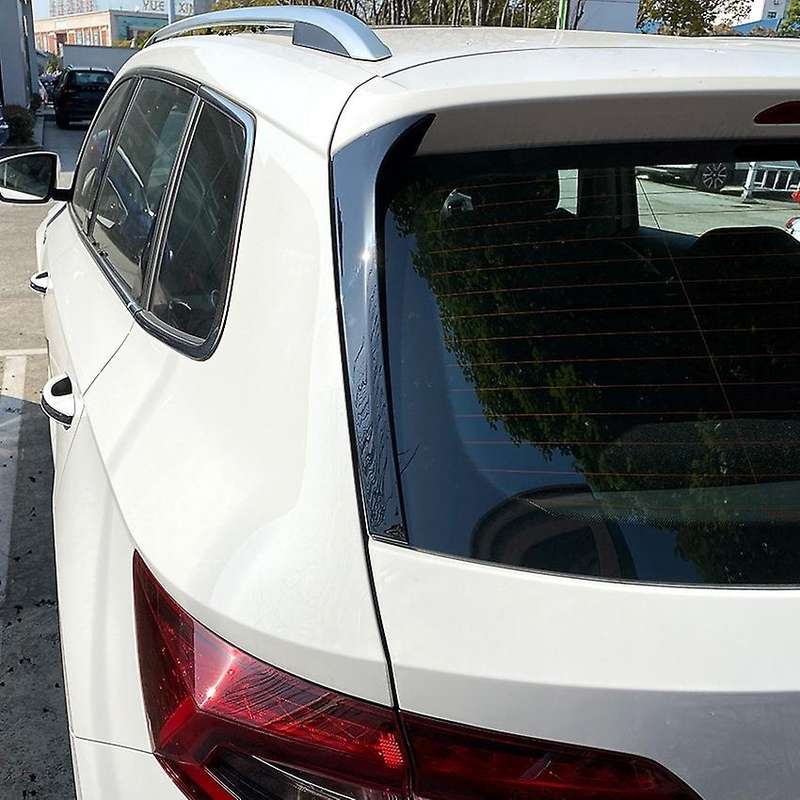 Glossy Black Rear Window Side Splitter Spoilers Canards for