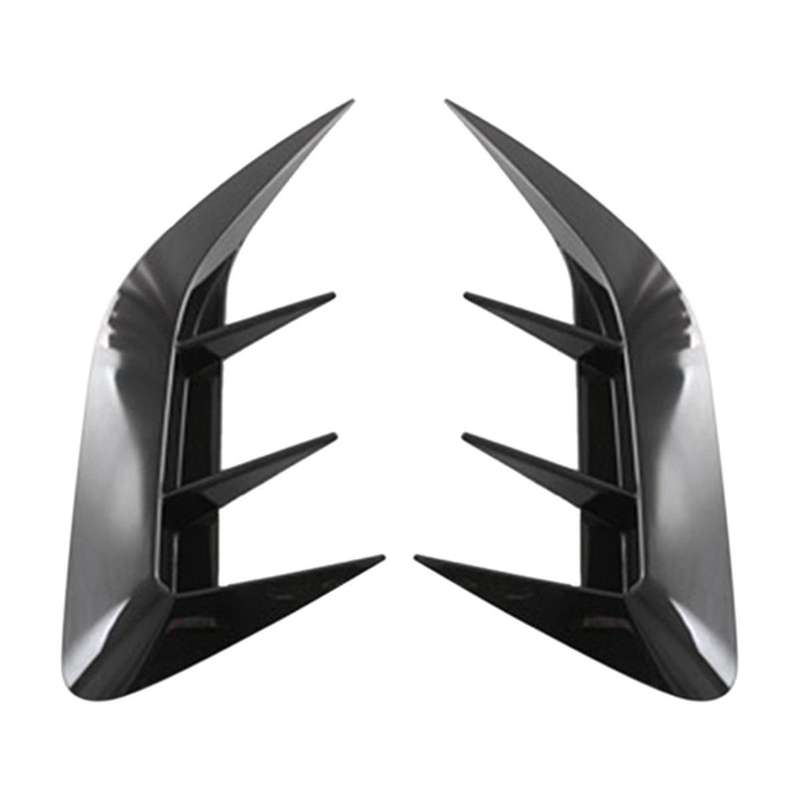 Glossy Black Rear Bumper Splitter Spoiler Rear Canard Trim for Nx260 Nx350h 2021 2022