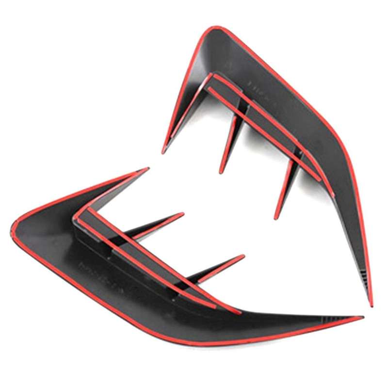 Glossy Black Rear Bumper Splitter Spoiler Rear Canard Trim for Nx260 Nx350h 2021 2022