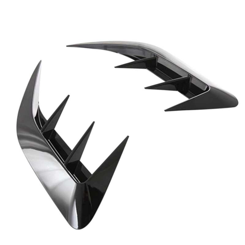 Glossy Black Rear Bumper Splitter Spoiler Rear Canard Trim for Nx260 Nx350h 2021 2022