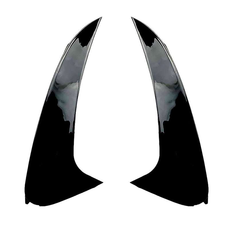 Glossy Black Rear Bumper Splitter Spoiler Rear Canard Trim for Class W218 CLS250 CLS400 CLS500 14-17