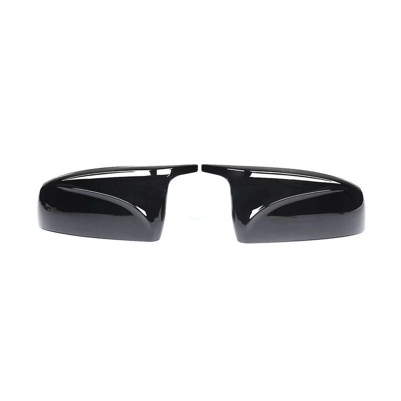 Glossy Black Rearview Side Mirror Cover for - X5 E70 X6 E71 2008-2013 Side Door Rearview Cover Caps