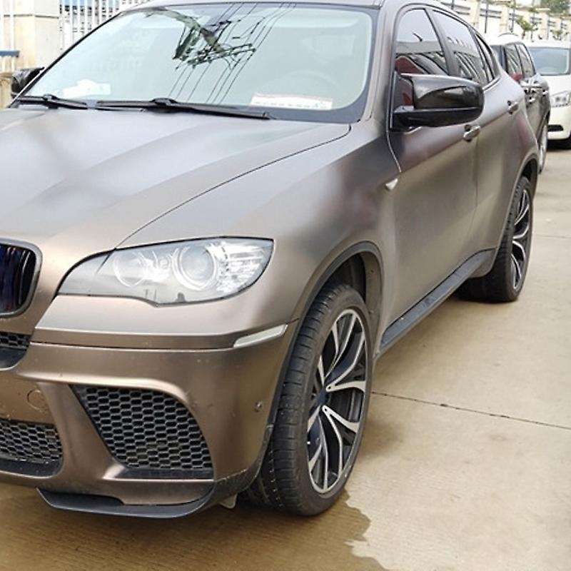 Glossy Black Rearview Mirror Cover Side Wing Mirror Caps Protector for  X5 E70 X6 E71 2008 2009 2010