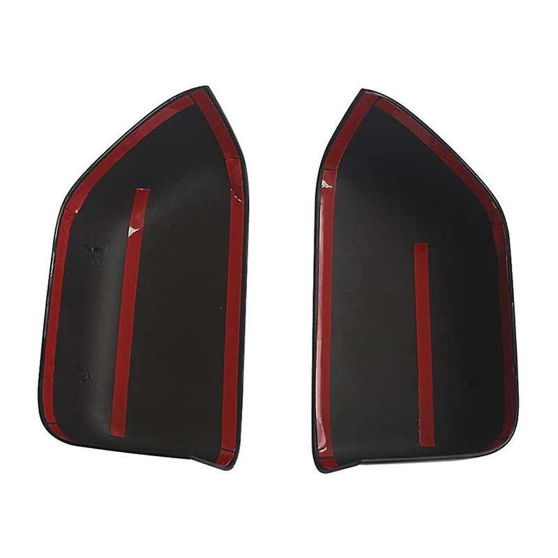 Glossy Black Side Rear View Mirror Cover Trim +Door Handle Cover Trim for F250 F350 Super Duty F450