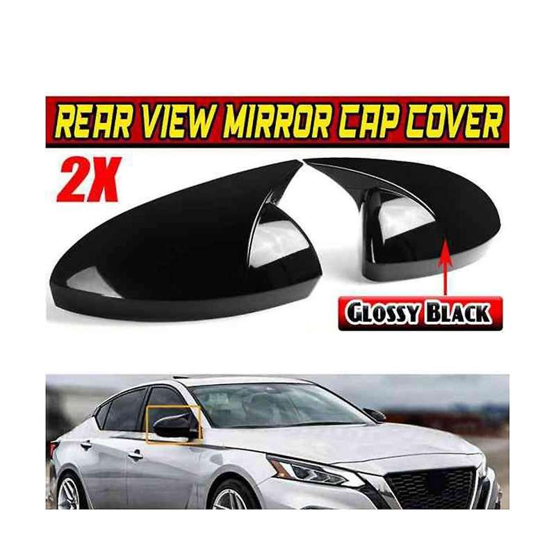 Glossy Black Side Rearview Mirror Cover Cap Mirror Shell Case for Altima Sentra 2019-2022 Mirror Co